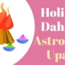 Holika Dahan Astrology Upay