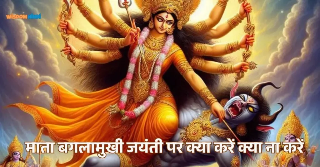 Maa Baglamukhi Jayanti पर ज़रूर करें ये काम, साथ ही रखें ये सावधानी Maa Baglamukhi Jayanti Par Kya Kare Kya Na Kare