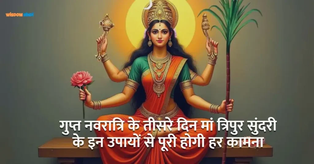 गुप्त नवरात्रि के तीसरे दिन करें मां त्रिपुर सुंदरी के यह उपाय, पूरी होगी हर कामना Gupt Navratri Ke Teesre Din Ke Upay