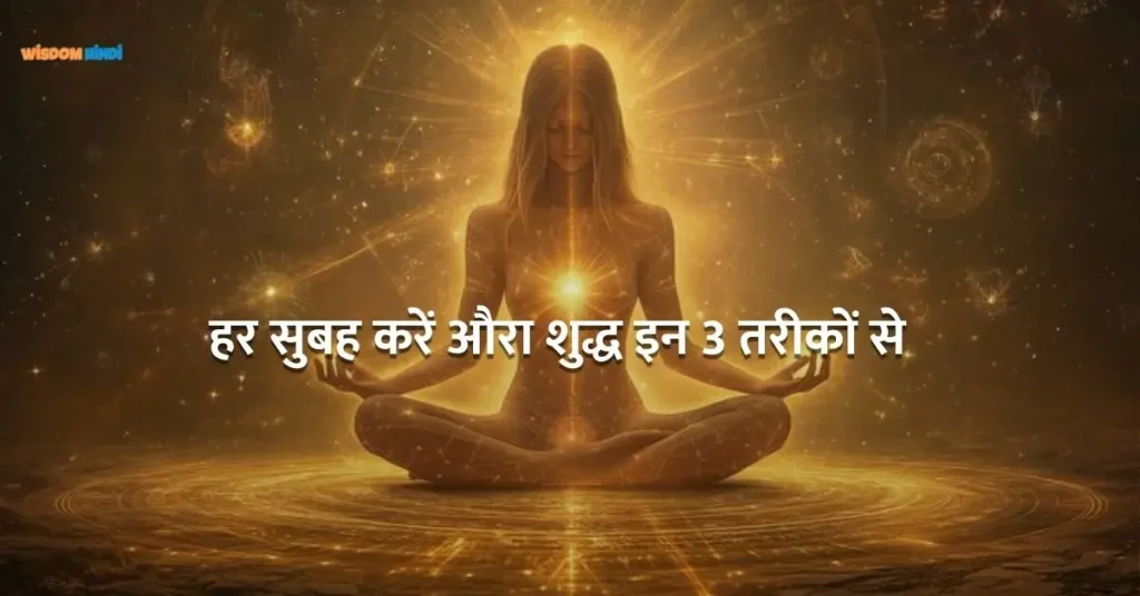 सुबह की ये 3 शक्तिशाली आदतें करेंगी आपके ऑरा को शुद्ध How To Clean Aura