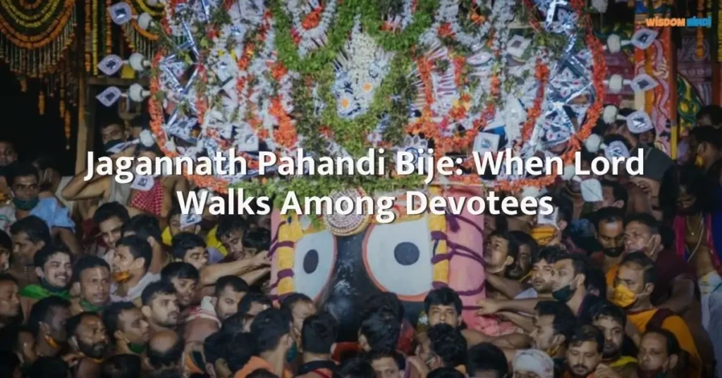 Pahandi Bije : The Secret Ritual of Lord Jagannath's Grand Journey to His Devotees Jagannath Pahandi Bije Ritual