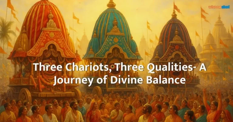 why 3 chariots are used in Jagannath Rath Yatra