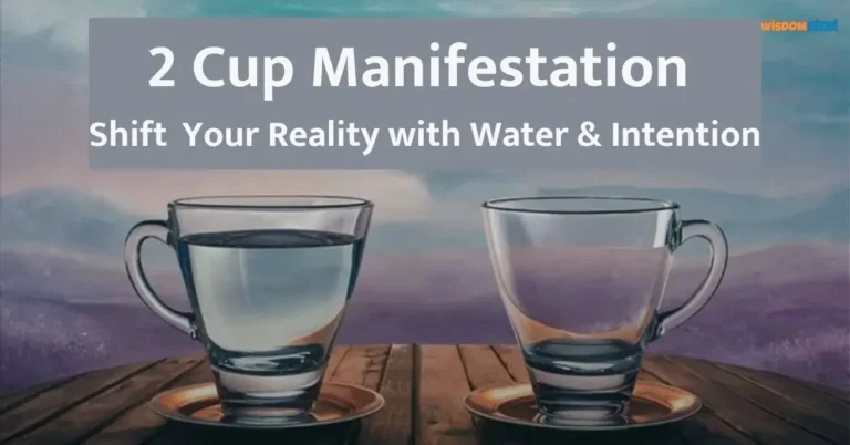 How To Do 2 Cup Manifestation Method