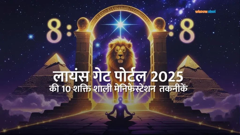 लायंस गेट पोर्टल 2025 के दौरान इन 10 तकनीकों से करें मेनिफेस्ट Lions Gate Portal Manifestation