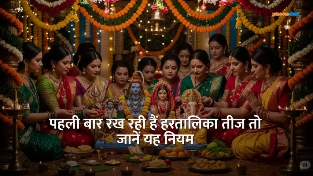 पहली बार रख रही हैं हरतालिका तीज तो जानें यह नियम Hartalika Teej Ke Niyam