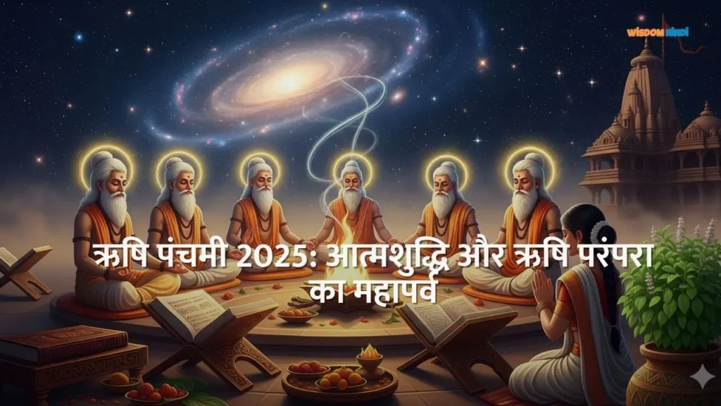Rishi Panchami 2025: आत्मशुद्धि और ऋषि परंपरा का महापर्व Rishi Panchami 2025