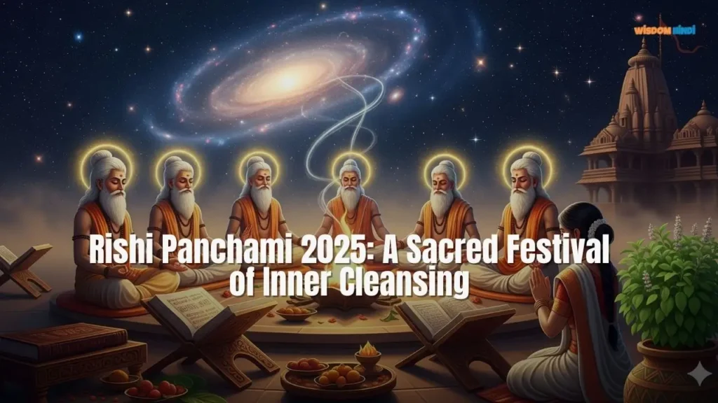 Rishi Panchami 2025: A Sacred Festival of Inner Cleansing and Reverence for the Rishi tradition Significance of Rishi Panchami 2025