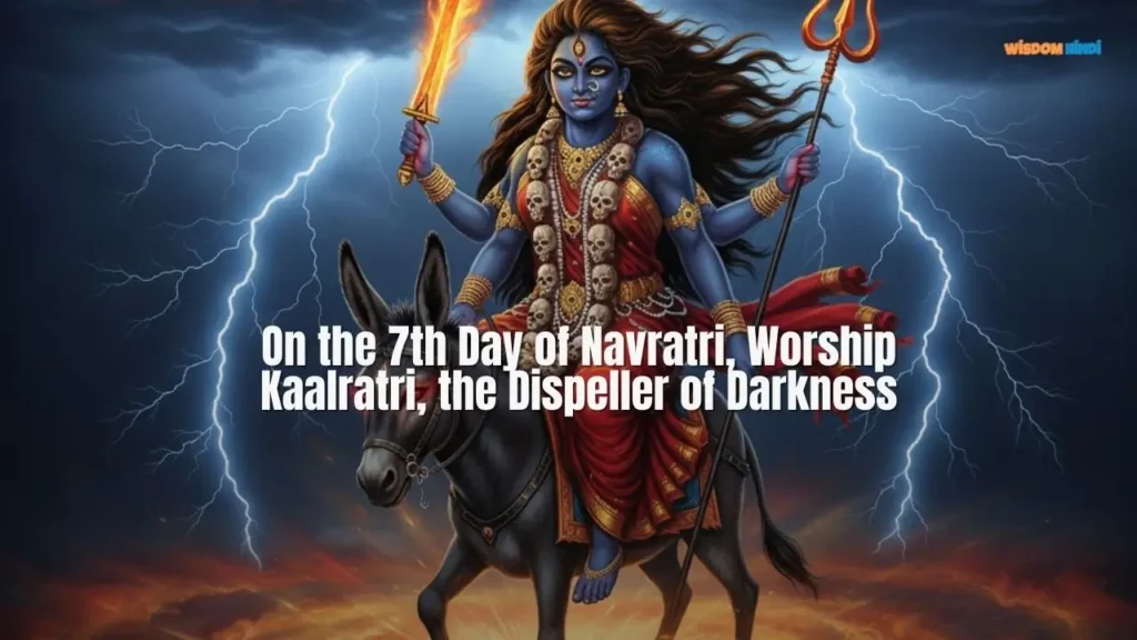 On the 7th Day of Navratri, Worship Kaalratri, the Dispeller of Darkness Seventh Day of Navratri