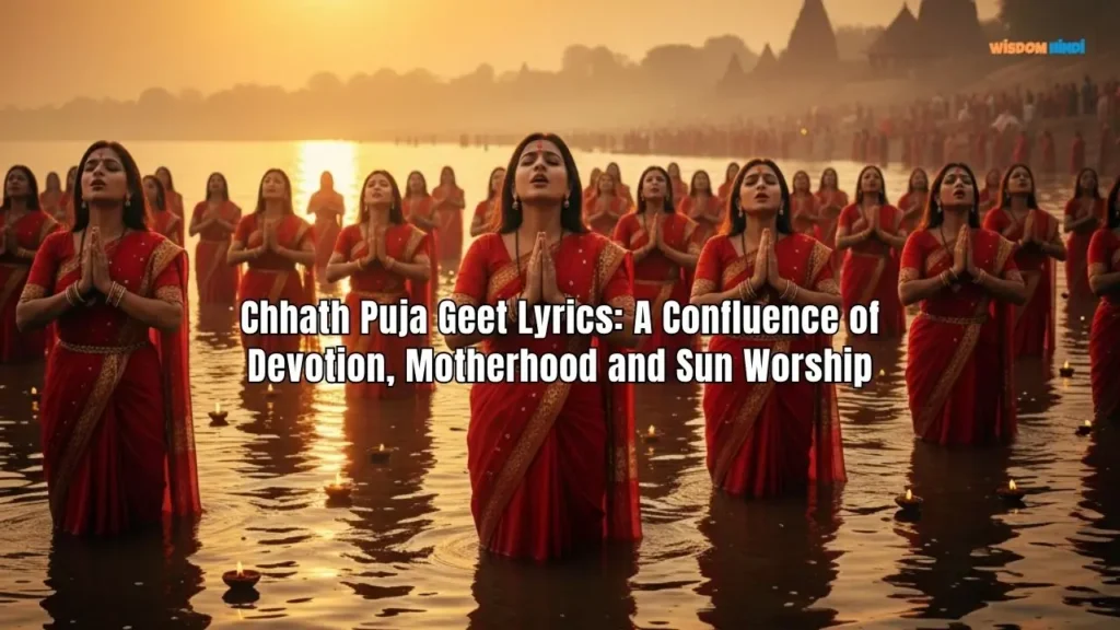 Chhath Puja Geet Lyrics: a confluence of devotion, motherhood, and sun worship Chhath Puja Geet Lyrics