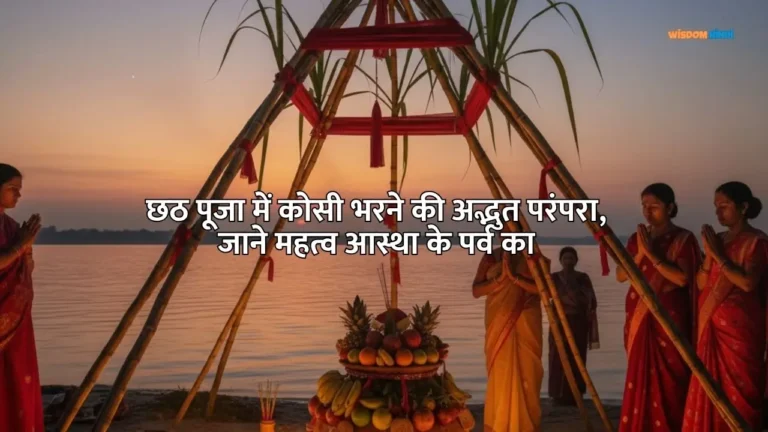 Chhath Puja Kosi Bharne ki Vidhi