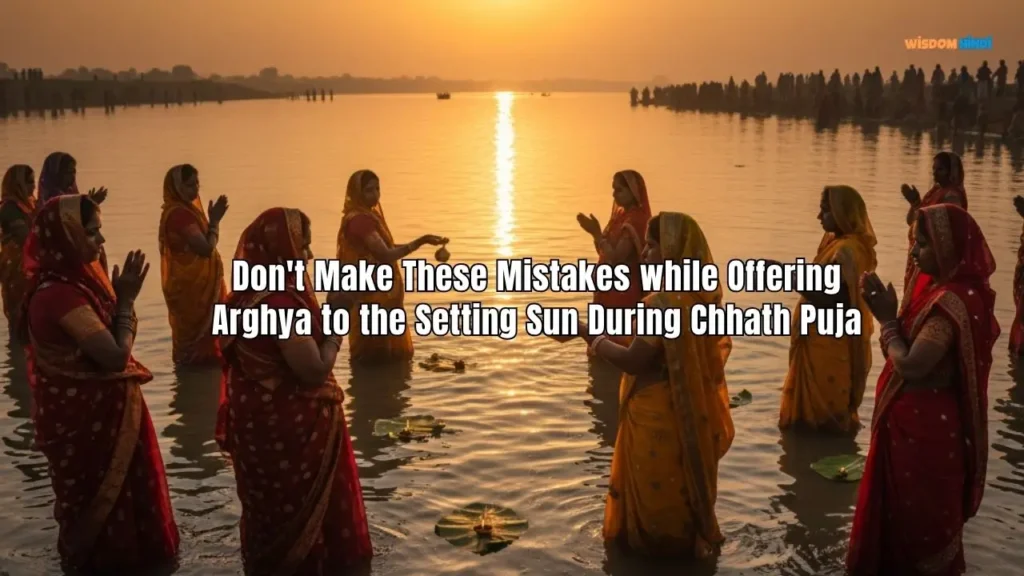 Don't Make These Mistakes while offering Arghya to the Setting Sun During Chhath Puja First Argh Chhath Puja 2025