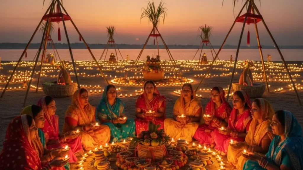 How is Kosi Filled on the Chhath festival