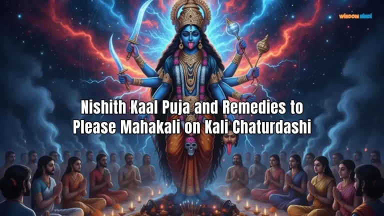 Kali Chaudas Nishita Kaal Puja in English