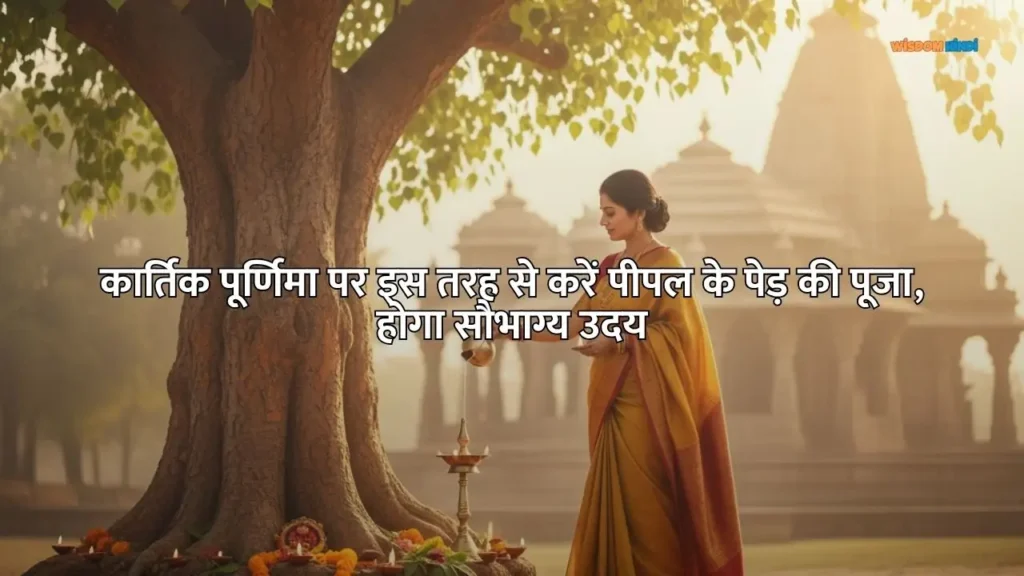 कार्तिक पूर्णिमा पर इस तरह से करें पीपल के पेड़ की पूजा, होगा सौभाग्य उदय Kartik Maas Peepal Puja