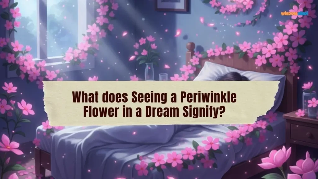 Seeing a Periwinkle Flower in a Dream