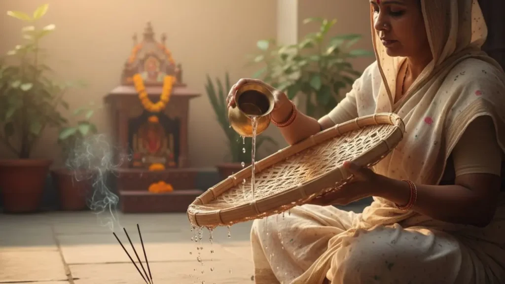 chhath puja ka soup kaise sajaya jata hai