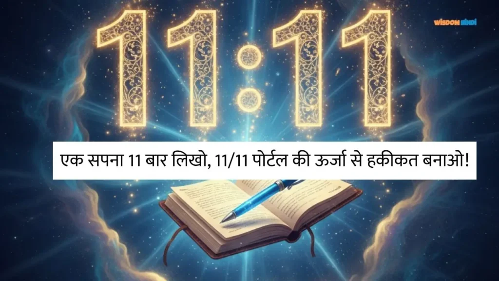 एक सपना 11 बार लिखो, 11/11 पोर्टल की ऊर्जा से हकीकत बनाओ! 11/1 Manifestation Technique