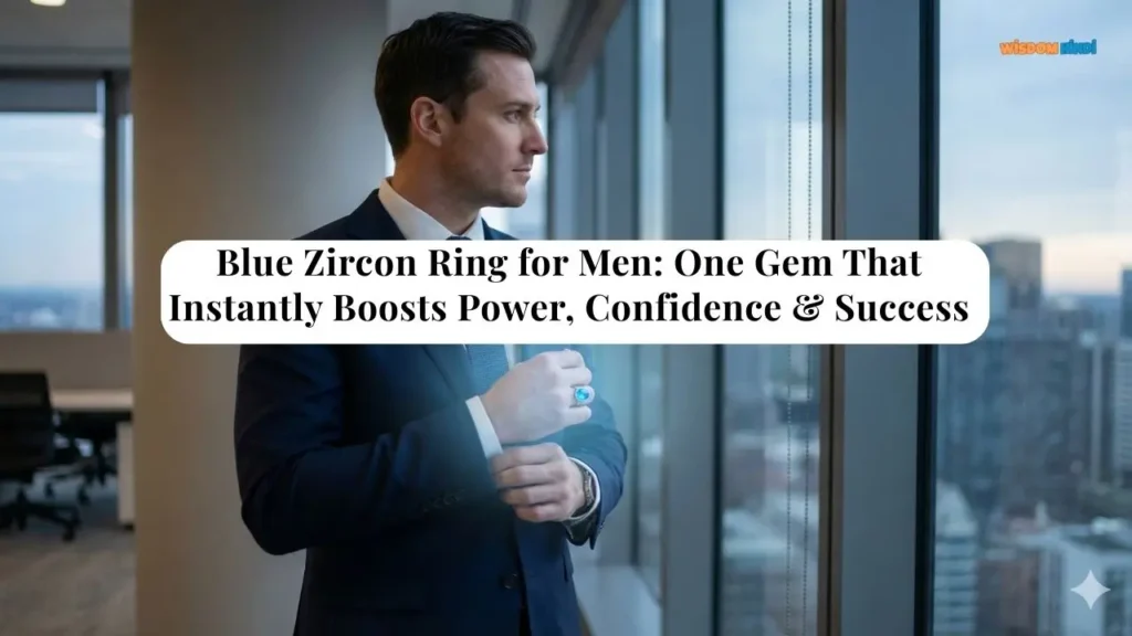 Blue Zircon Ring for Men: One Gem That Instantly Boosts Power, Confidence & Success Blue Zircon Ring for Men
