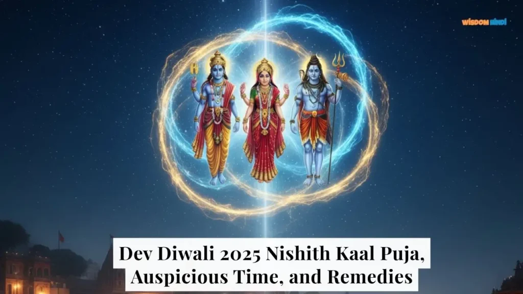 Dev Diwali 2025 Nishith Kaal Puja, Auspicious Time, and Remedies Dev Diwali Nishita Kaal Puja in English
