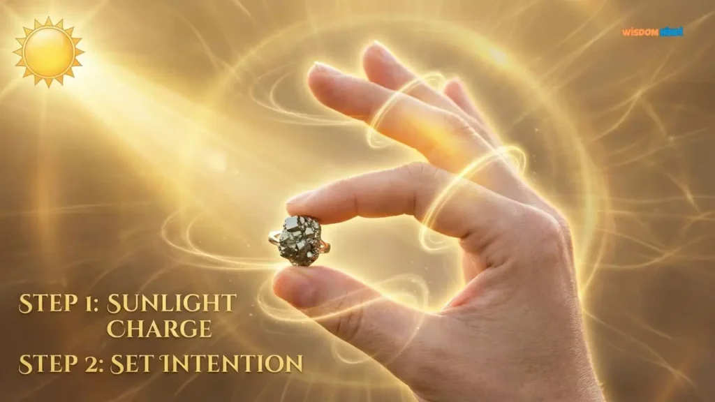 How to Wear a Pyrite Ring