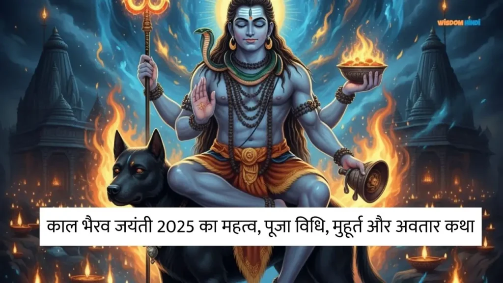 काल भैरव जयंती 2025 का महत्व, पूजा विधि, मुहूर्त और अवतार कथा Kalashtami Puja Vidhi