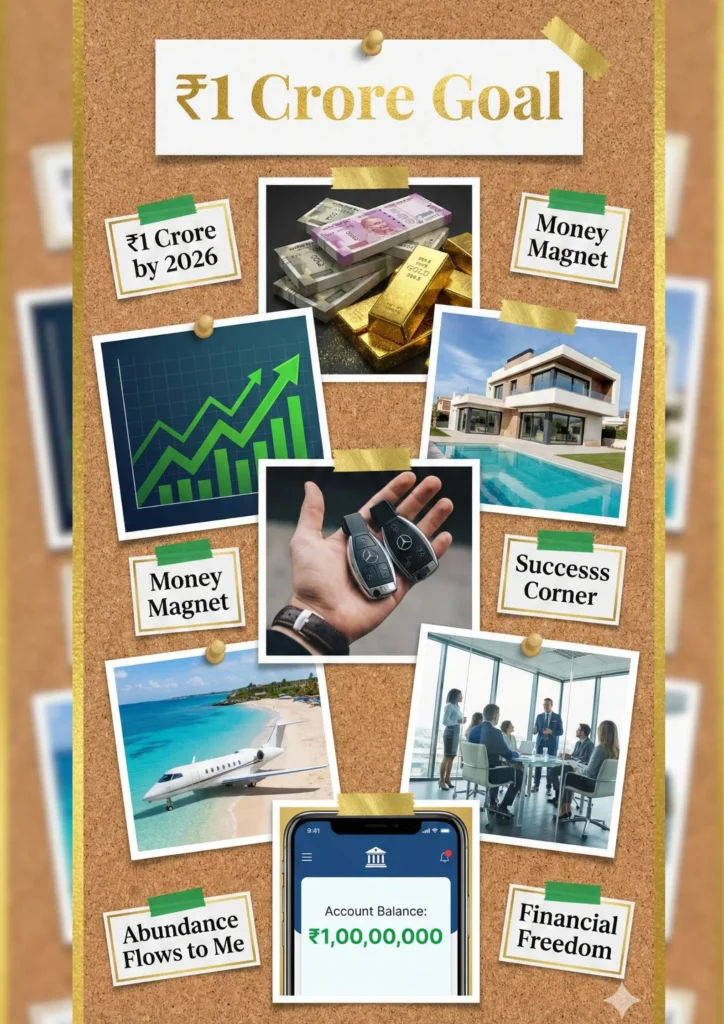 2026 में बनना चाहते हैं अमीर तो बनाएँ ये Money Vision Board- बदल जाएगी किस्मत Money Vision Board Ideas