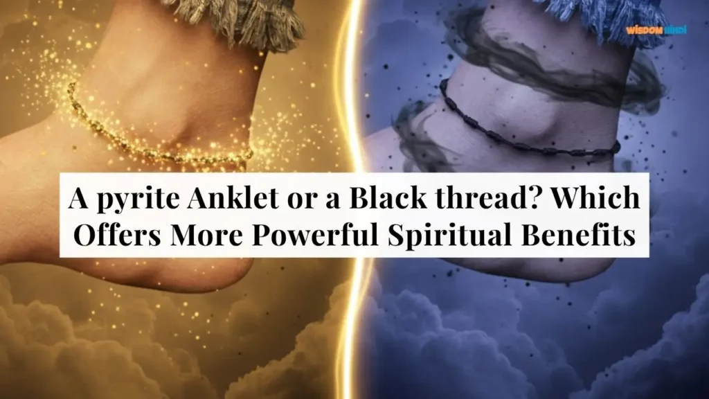 Pyrite Anklet vs Black Thread