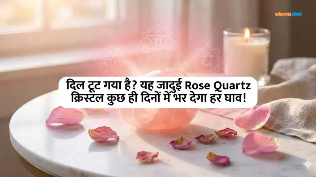 Rose Quartz Crystal Benefits in Hindi