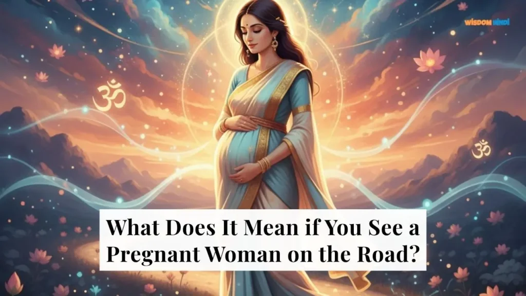 Seeing a Pregnant Lady on the Road Meaning