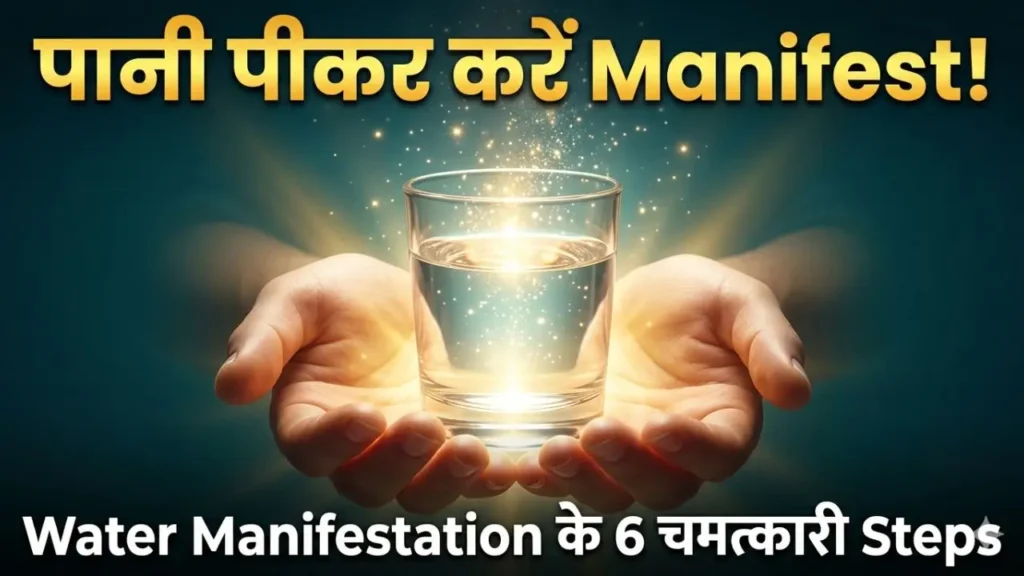 पानी पीकर सपने सच होते हैं? जानिए Water Manifestation Technique का चमत्कारी राज- 6 आसान स्टेप्स में Water Manifestation Technique Hindi