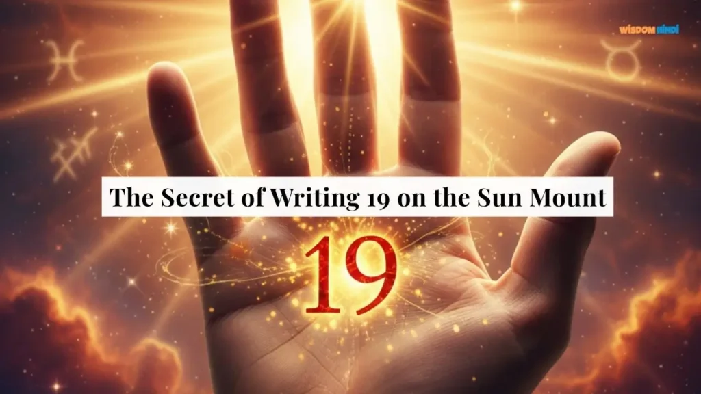 Writing 19 on the Sun Mount