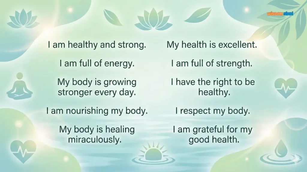 Affirmations for Health