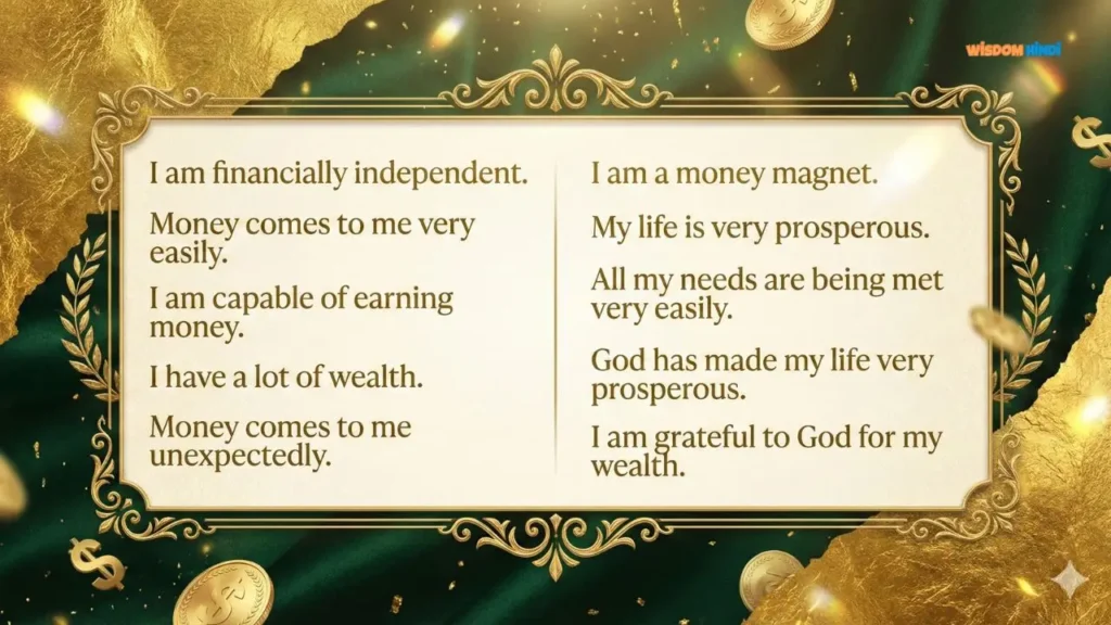Affirmations for Money