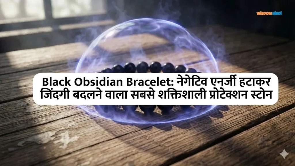 Black Obsidian Bracelet: नेगेटिव एनर्जी हटाकर जिंदगी बदलने वाला सबसे शक्तिशाली प्रोटेक्शन स्टोन Black Obsidian Bracelet Benefits in Hindi