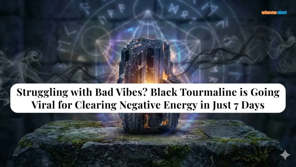 Struggling with Bad Vibes? Black Tourmaline is Going Viral for Clearing Negative Energy in Just 7 Days Black Tourmaline Stone Benefits