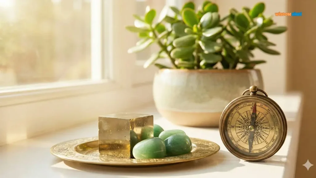 Correct Direction to Keep Crystals for Money