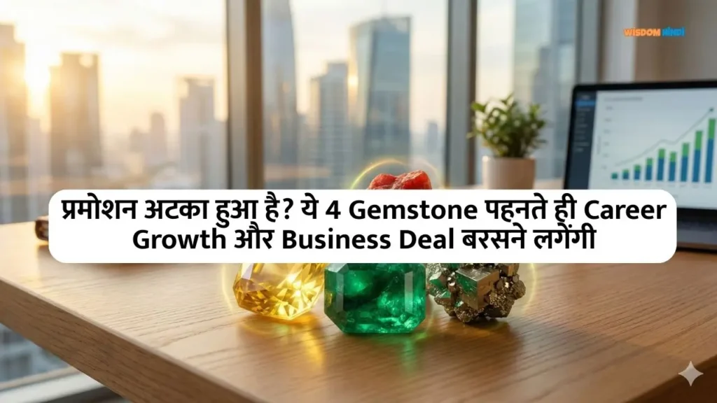 प्रमोशन अटका हुआ है? ये 4 Gemstone पहनते ही Career Growth और Business Deal बरसने लगेंगी Crystal for Business Growth in Hindi