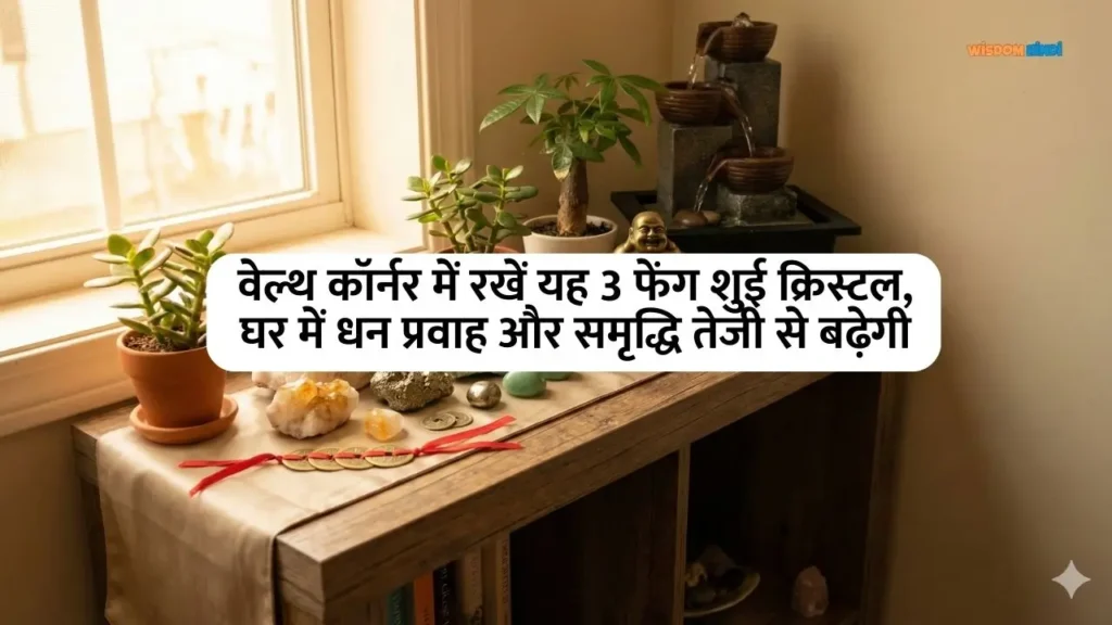 वेल्थ कॉर्नर में रखें यह 3 फेंग शुई क्रिस्टल, घर में धन प्रवाह और समृद्धि तेजी से बढ़ेगी Crystal for Wealth Corner in Hindi