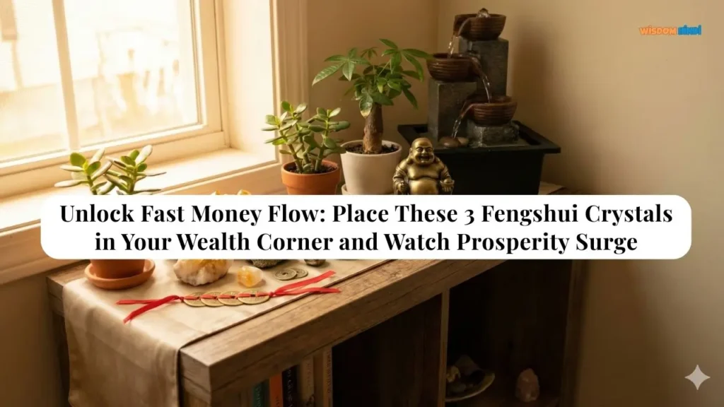 Unlock Fast Money Flow: Place These 3 Fengshui Crystals in Your Wealth Corner and Watch Prosperity Surge Crystals for Wealth Corner