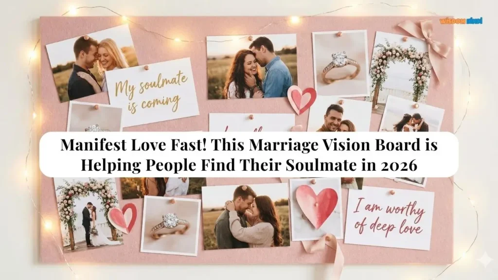 Manifest Love Fast! This Marriage Vision Board is Helping People Find Their Soulmate in 2026 How to Make Wedding Vision Boards