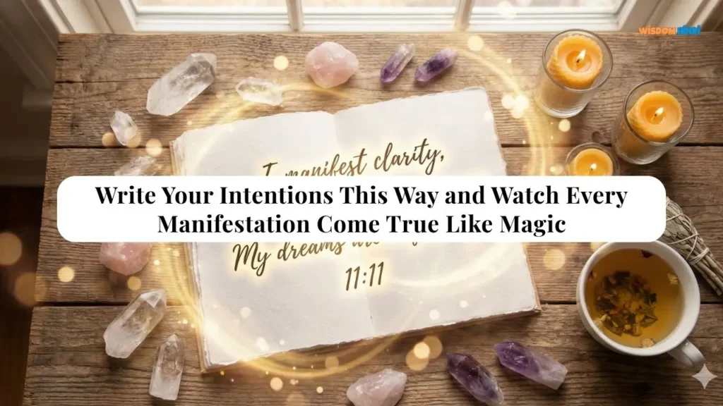 How to Write Intentions for Manifestation