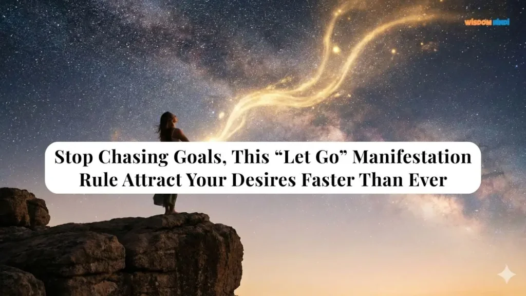 Stop Chasing Goals, This “Let Go” Manifestation Rule Attract Your Desires Faster Than Ever Let Go To Manifest