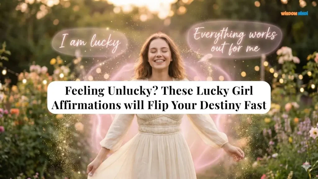Feeling Unlucky? These Lucky Girl Affirmations will Flip Your Destiny Fast Lucky Girl Affirmations
