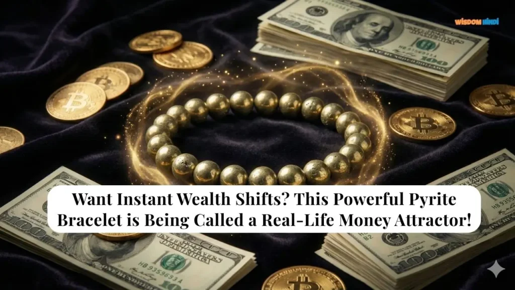 Want Instant Wealth Shifts? This Powerful Pyrite Bracelet is Being Called a Real-Life Money Attractor! Pyrite Bracelet for Money Attraction