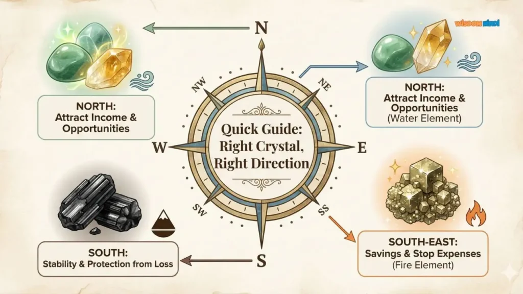Right Direction for Crystal Placement