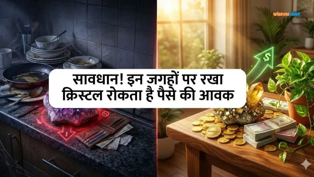 Right Direction to Keep Crystals for Money