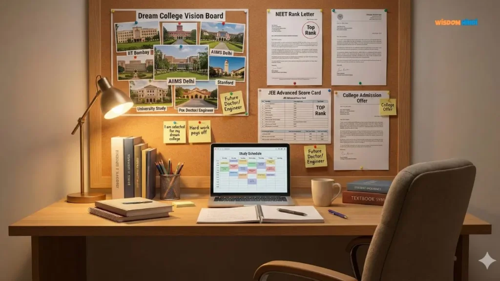 college vision board ideas