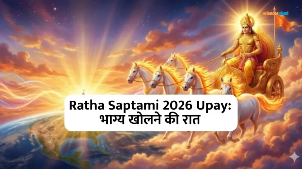 रथ सप्तमी 2026 की रात करें ये 5 गुप्त उपाय, भाग्य, स्वास्थ्य और धन का द्वार खुलेगा! Ratha Saptami 2026