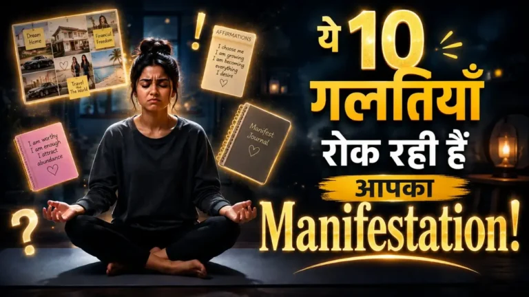 मेनिफेस्टेशन फेल क्यों होता है? ये 10 गलतियाँ तुरंत बंद करें Manifestation Mistakes Hindi