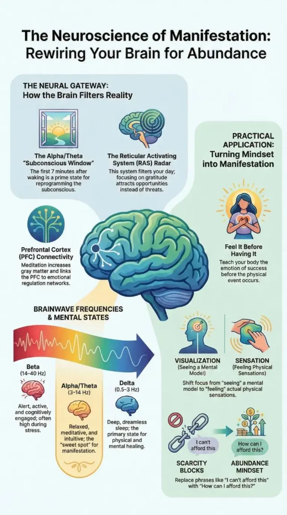 Meditation and Manifestation Infographic